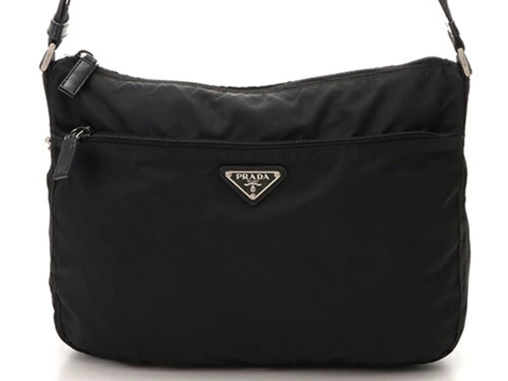 Prada Tessuto shoulder bag black